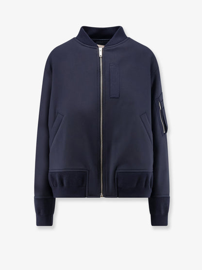 Virgin wool blend bomber thumbnail