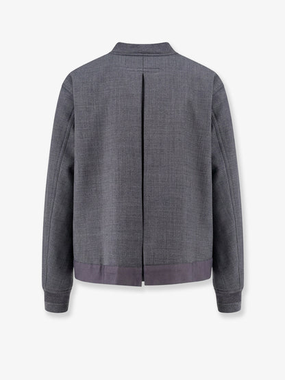Virgin wool blend bomber thumbnail