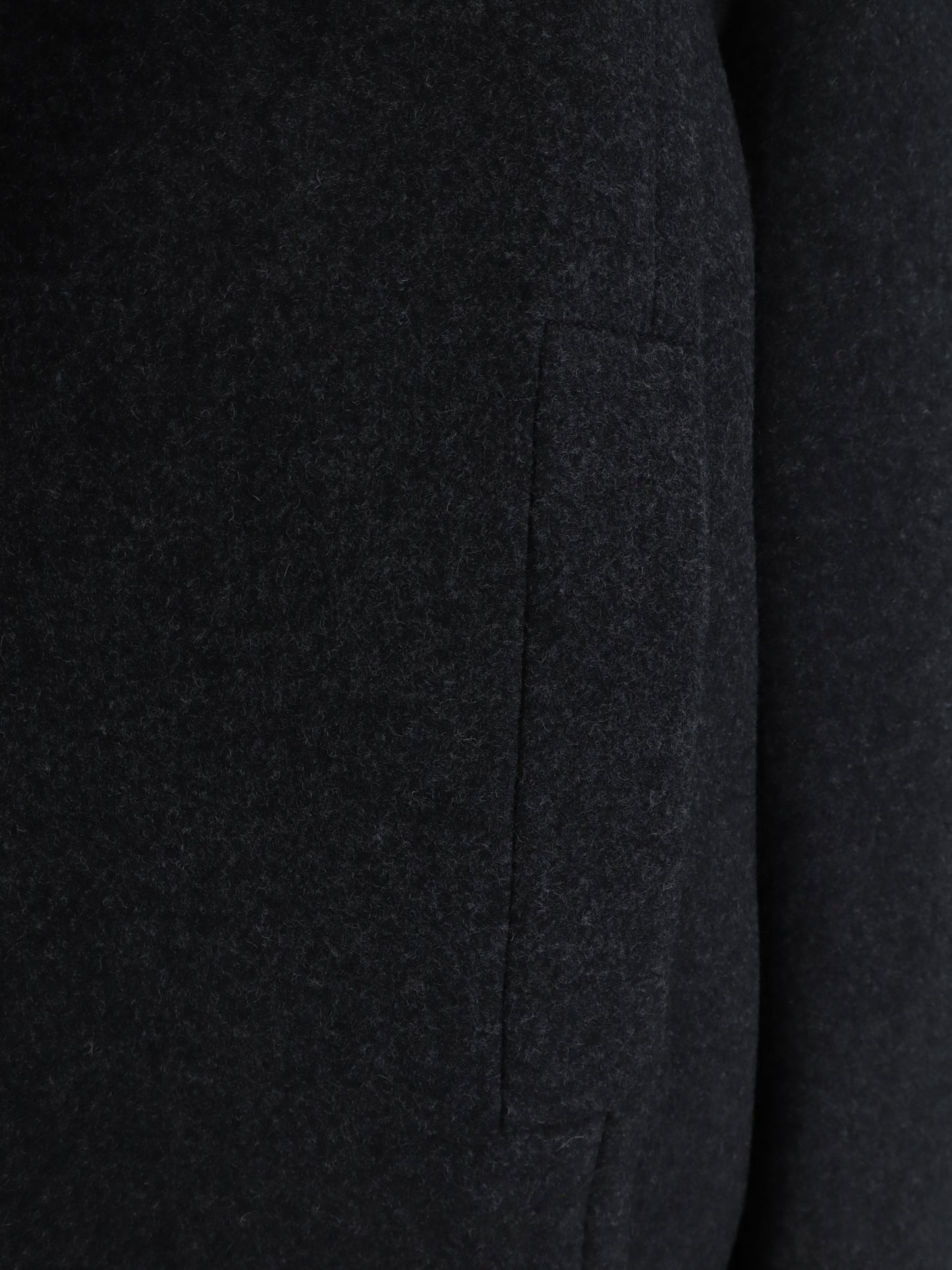 Single-breasted virgin wool blend blazer
