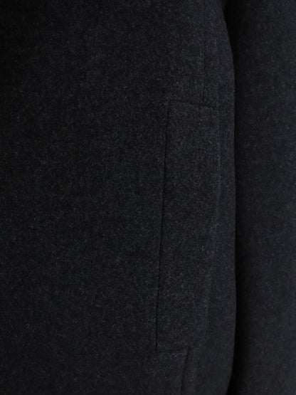 Single-breasted virgin wool blend blazer thumbnail