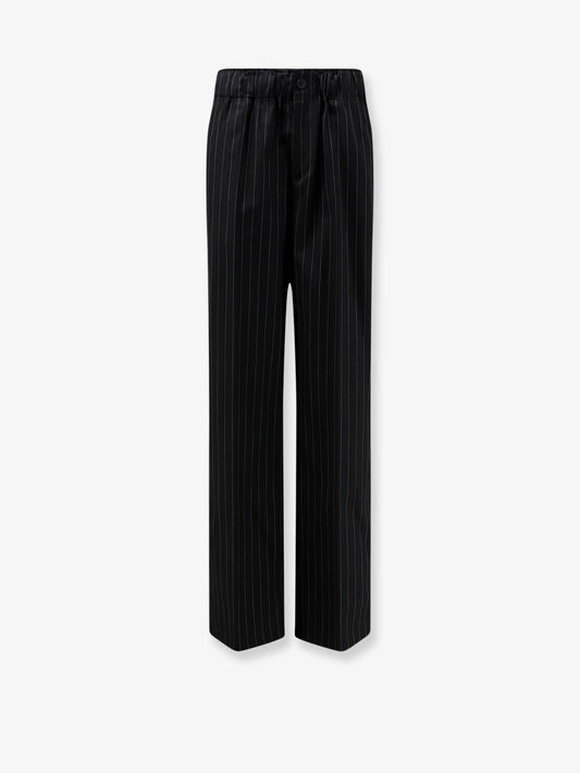 Virgin wool and viscose trousers