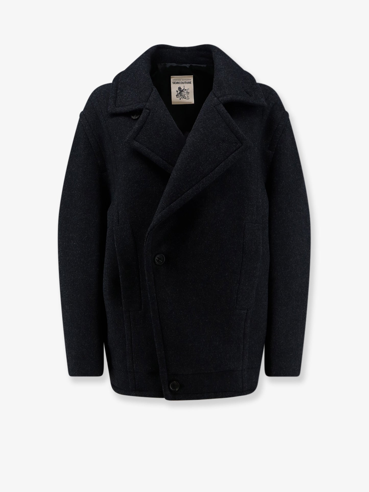 Wool blend coat