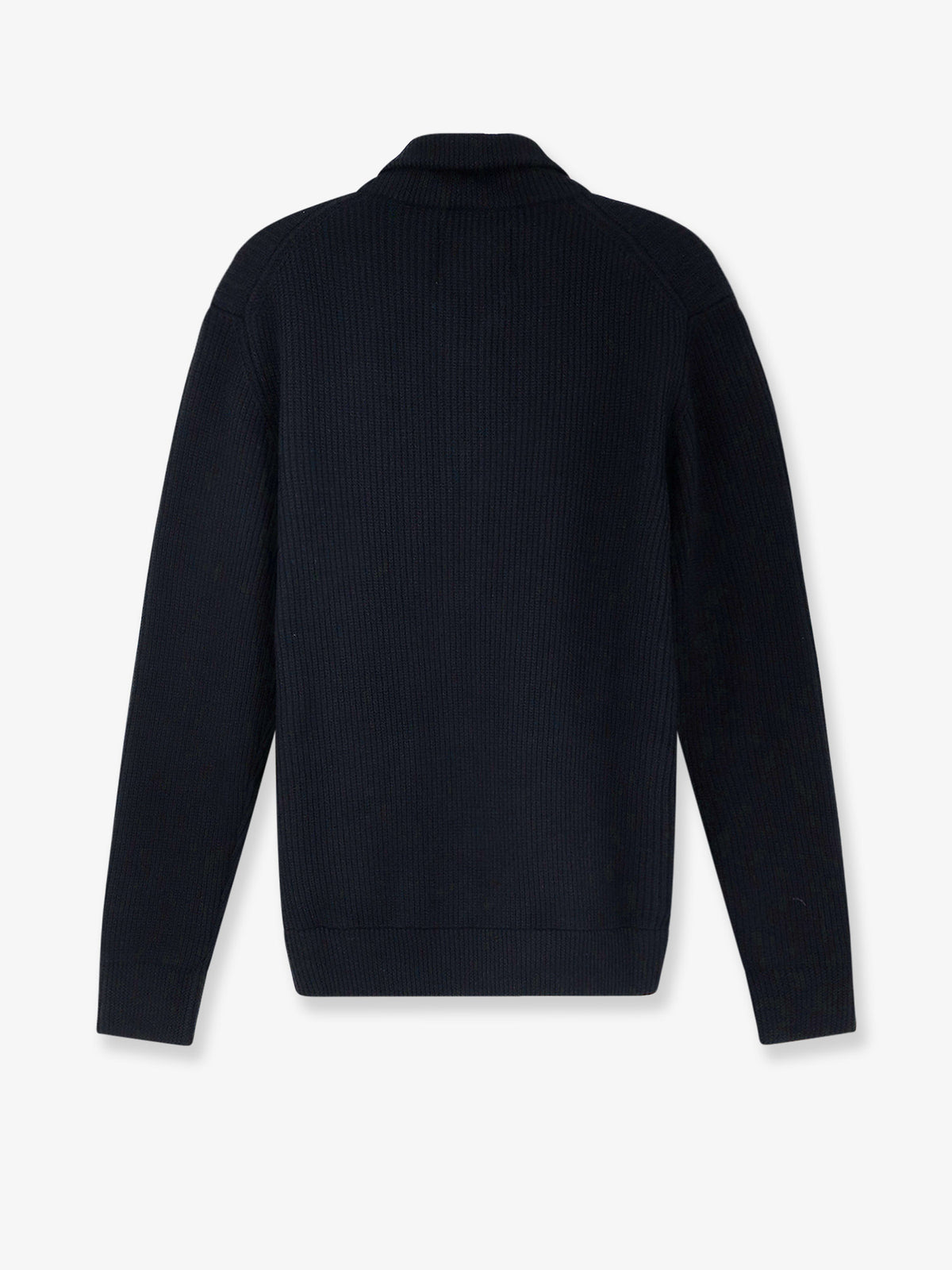 Ribbed wool cardigan