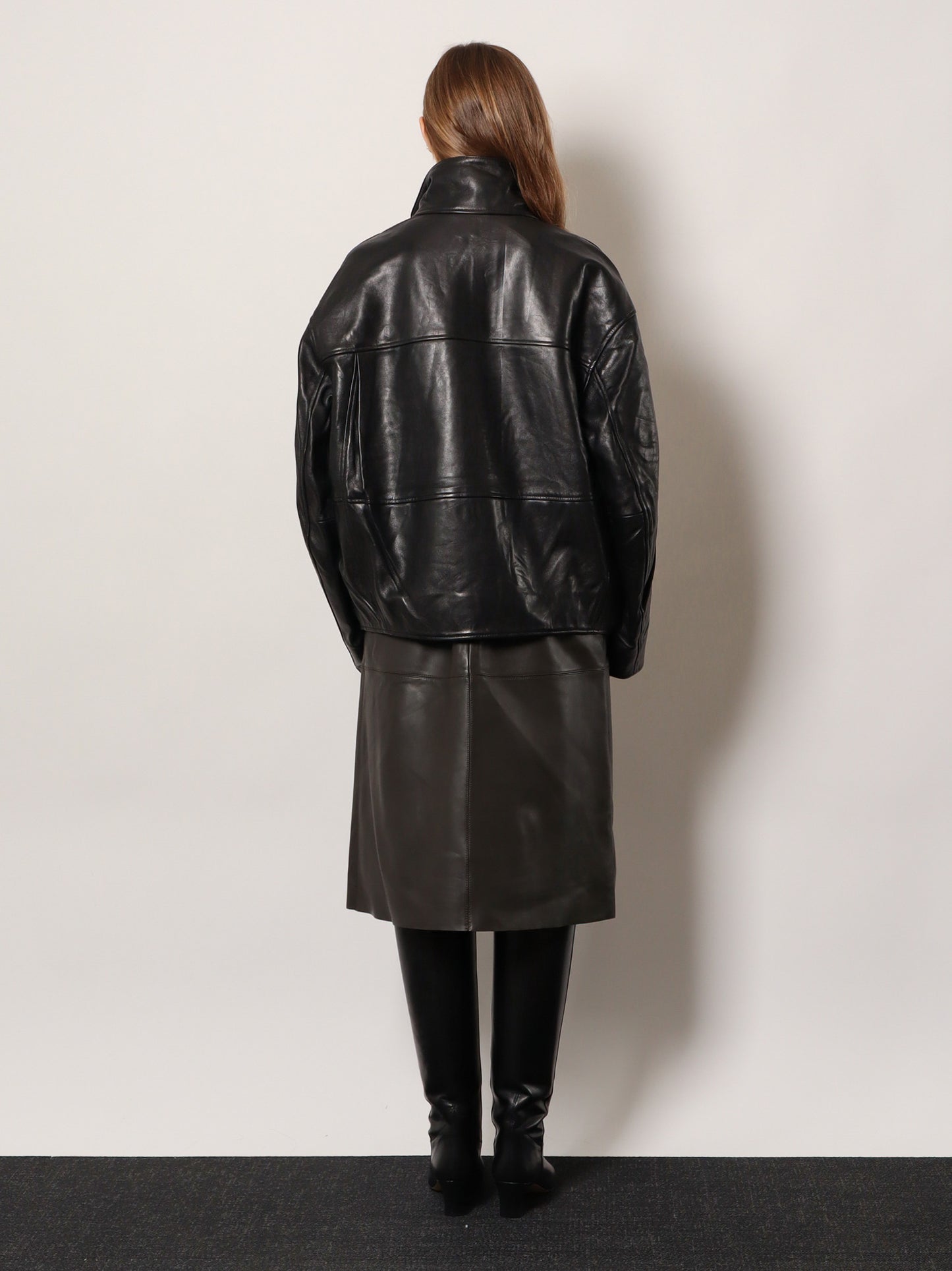 Gamma leather jacket