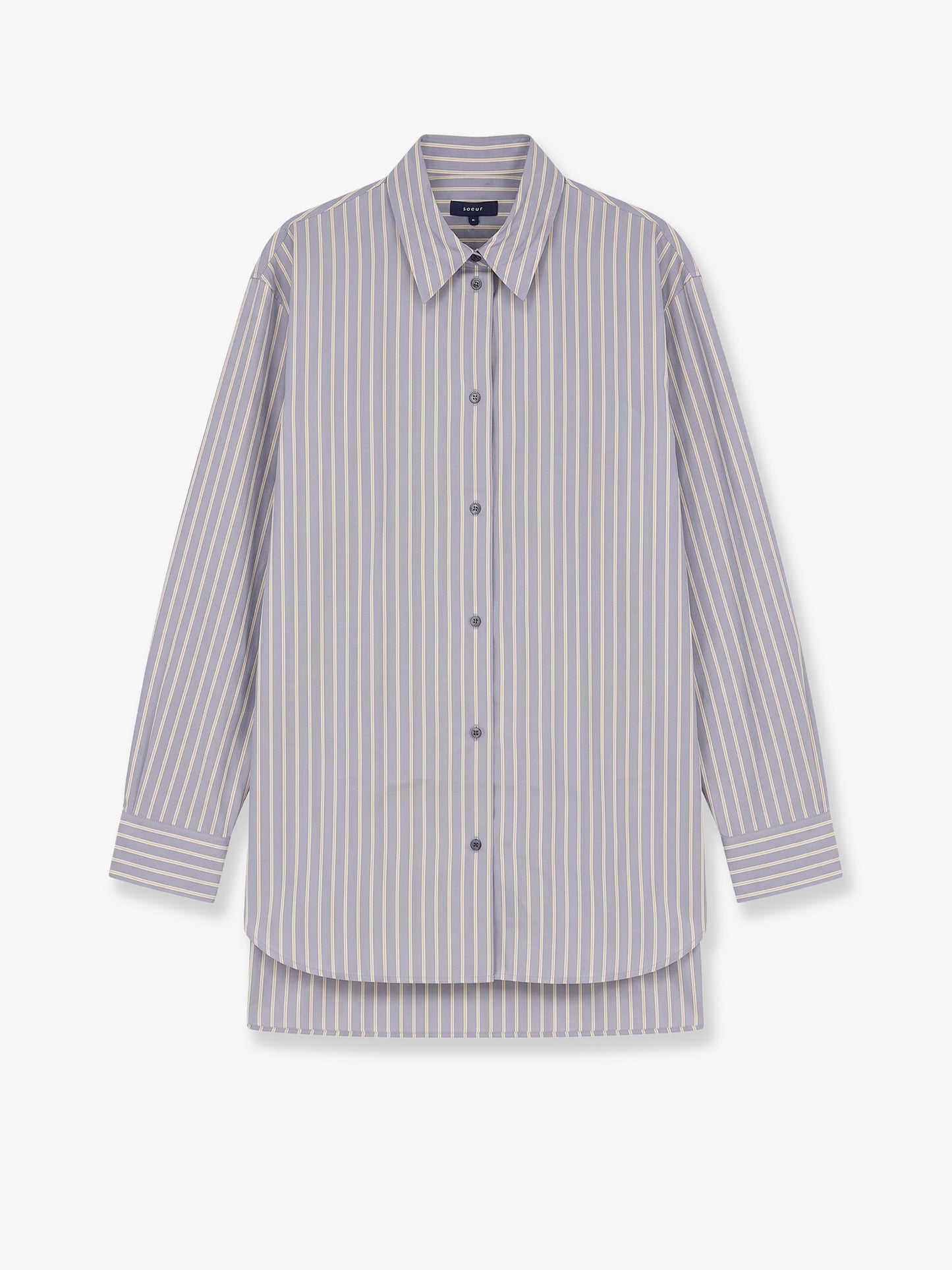Grenade striped cotton shirt