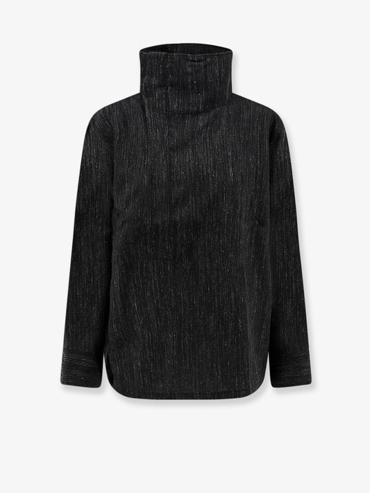 Lutece virgin wool blend shirt with drawstring