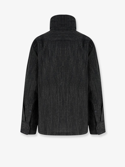 Lutece virgin wool blend shirt with drawstring thumbnail