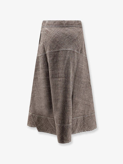 Janelle linen blend skirt thumbnail