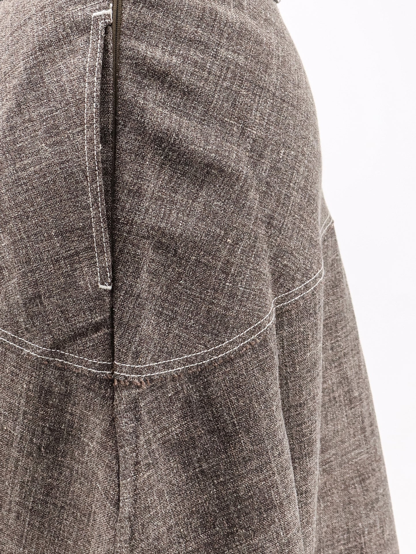 Janelle linen blend skirt