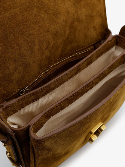 Bellissima Mini suede crossbody bag thumbnail