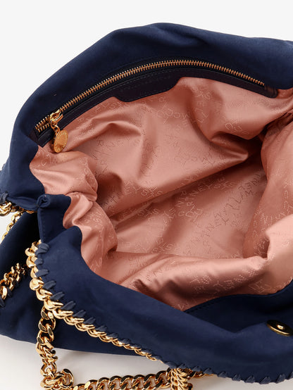 Falabella alter suede shoulder bag with metal profiles thumbnail