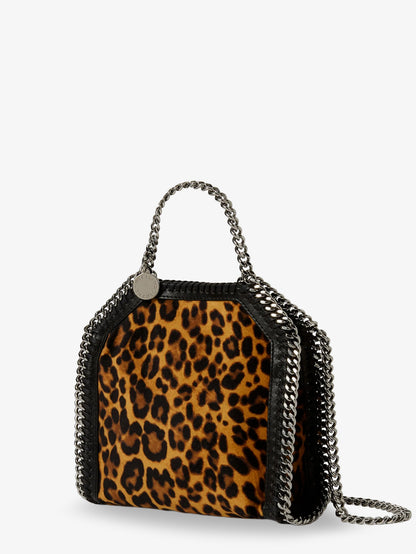 Falabella Tiny Bag velvet crossbody bag with animal print thumbnail