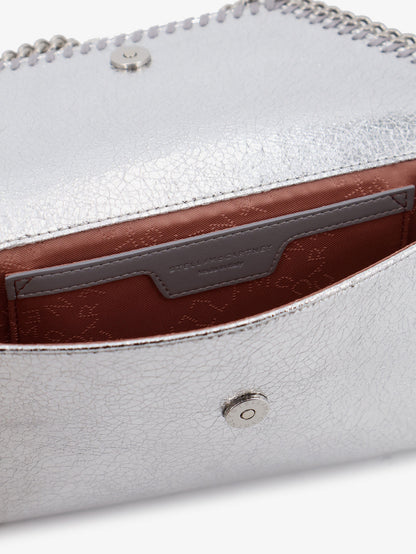 Falabella metallic fabric crossbody bag thumbnail