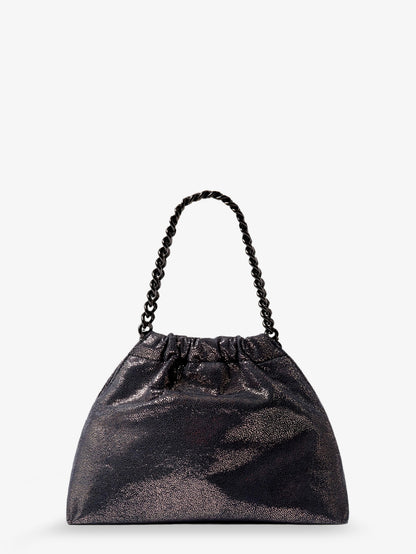 Borsa a tracolla Falabella in tessuto Eco Shiny Dotted Chamois thumbnail