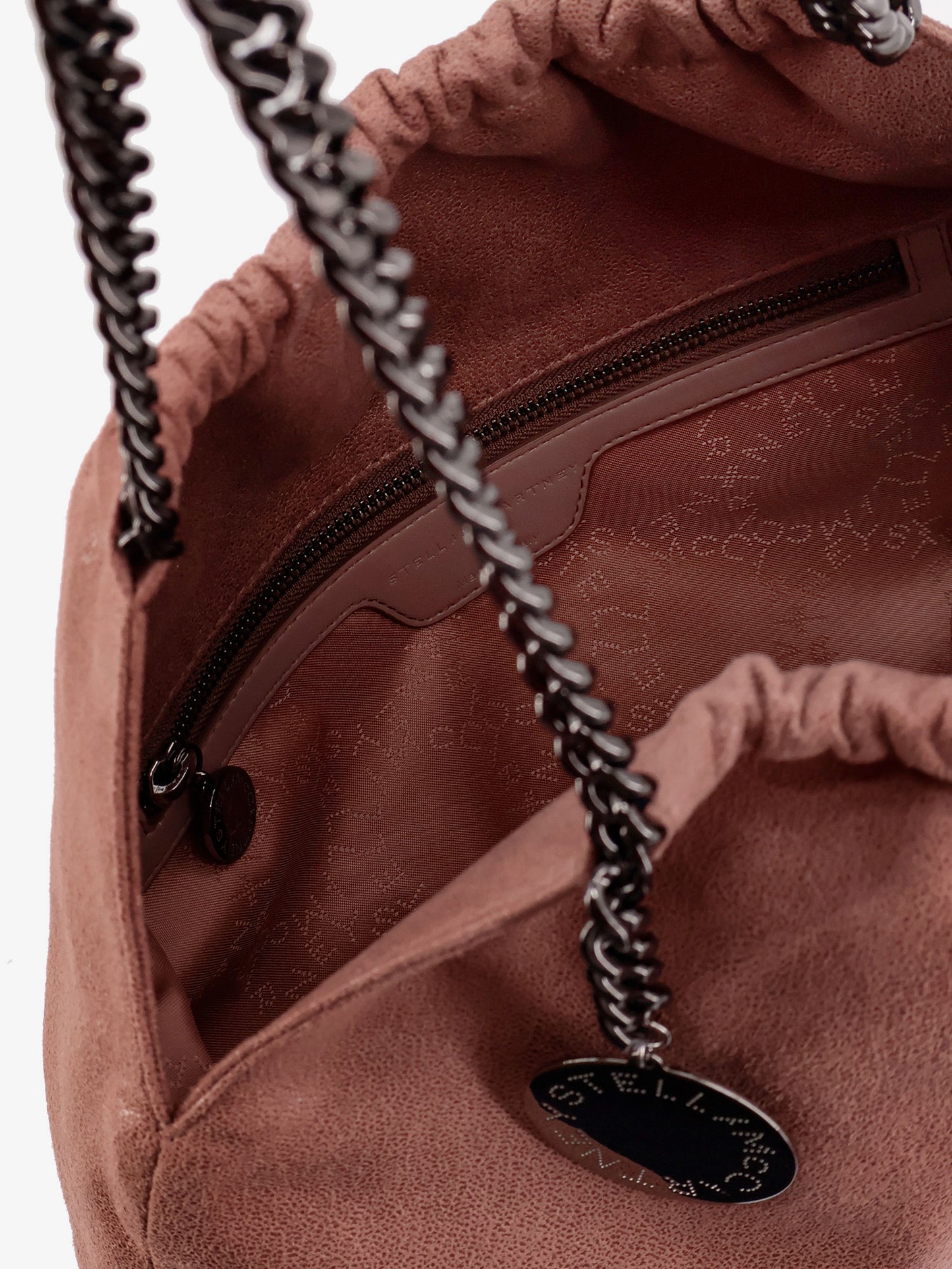Borsa a spalla Falabella in tessuto Shaggy Deer