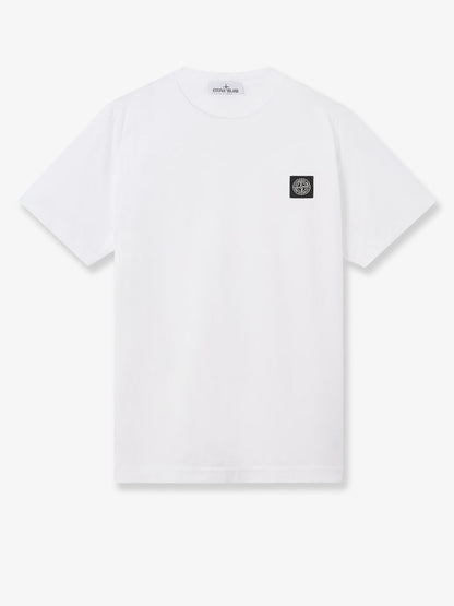 Cotton T-shirt with front logo patch thumbnail