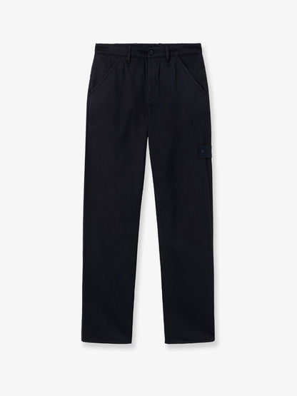 Wool and cotton blend trousers thumbnail