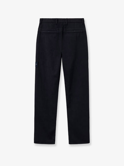 Wool and cotton blend trousers thumbnail
