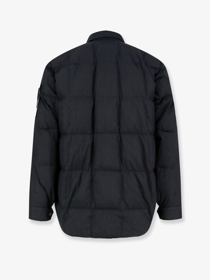 Piumino in nylon con patch logo laterale thumbnail