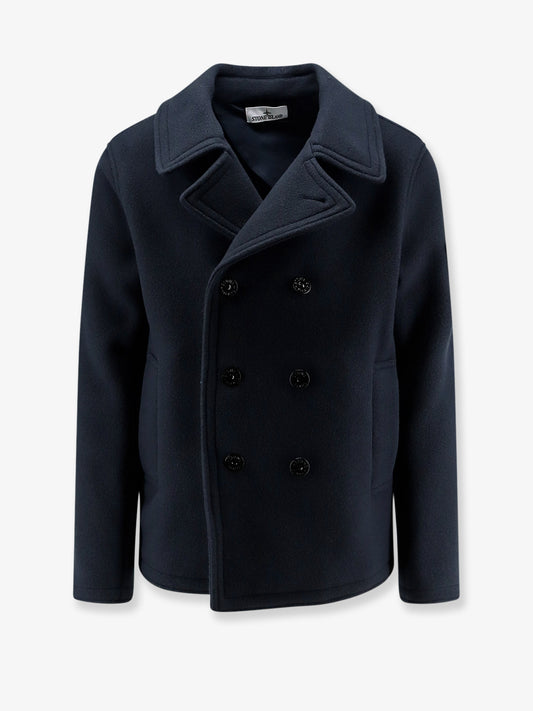 Wool blend coat