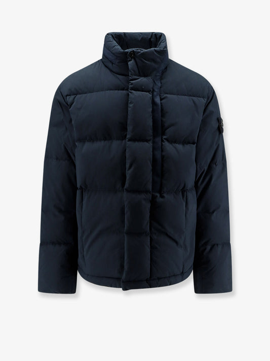 Cotton Nylon Tela down jacket with iconic patch