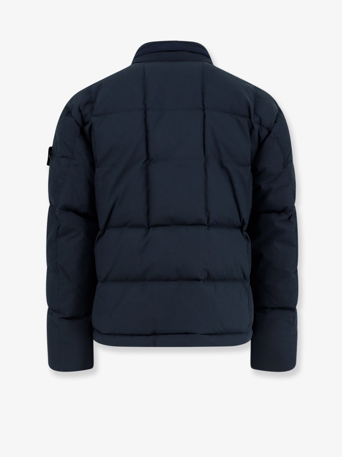 Cotton Nylon Tela down jacket with iconic patch