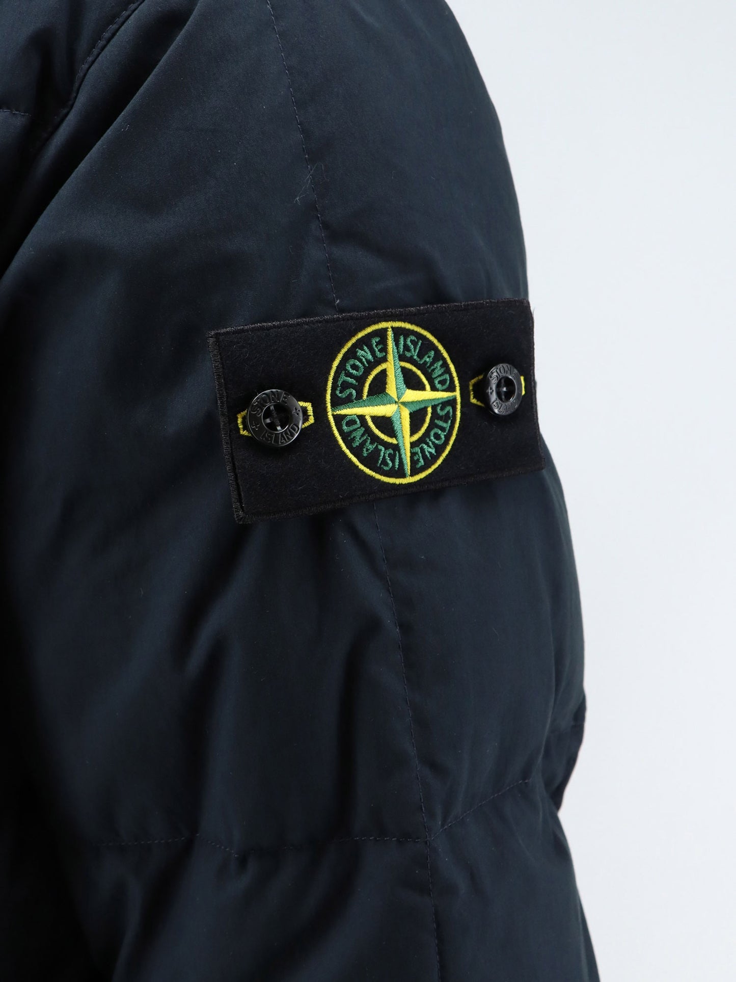 Cotton Nylon Tela down jacket with iconic patch