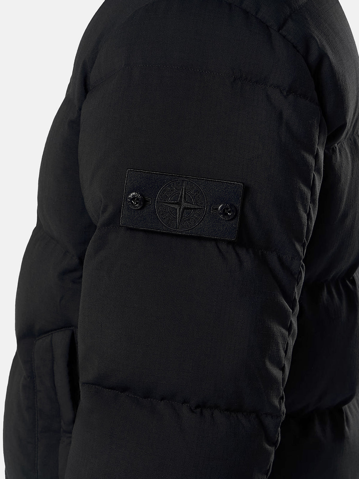 Stretch wool blend down jacket