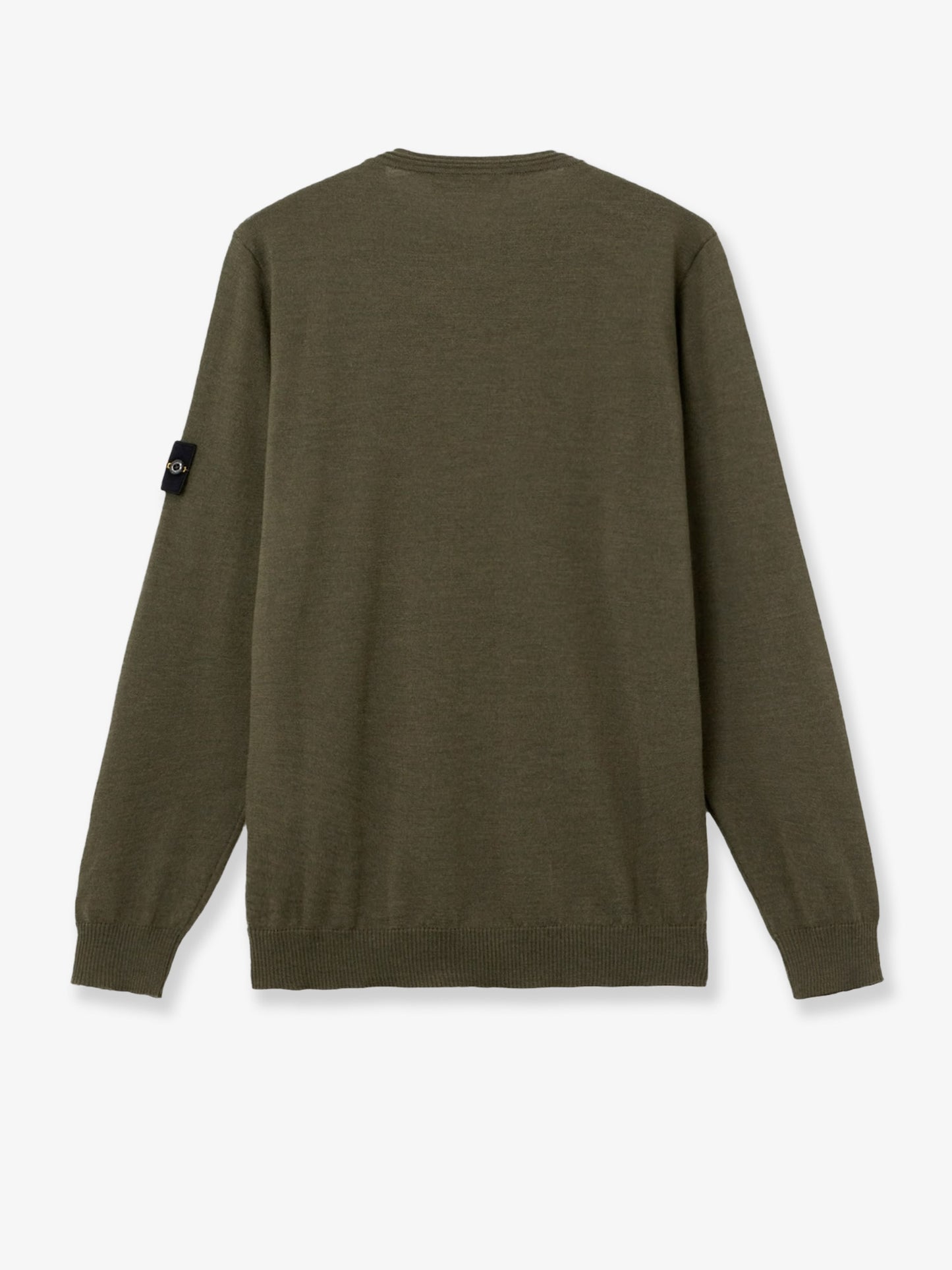 Maglia in lana con patch logo laterale