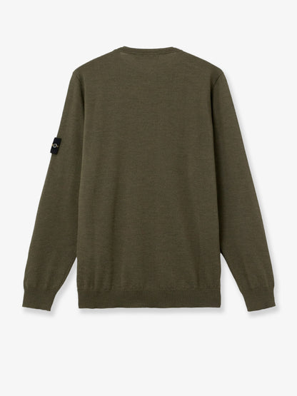 Maglia in lana con patch logo laterale thumbnail