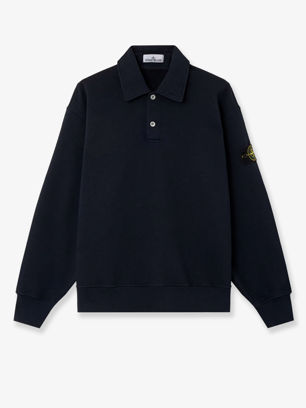 Oversized cotton polo shirt