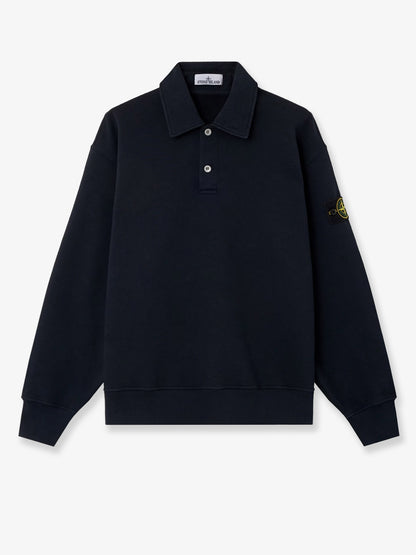 Oversized cotton polo shirt thumbnail