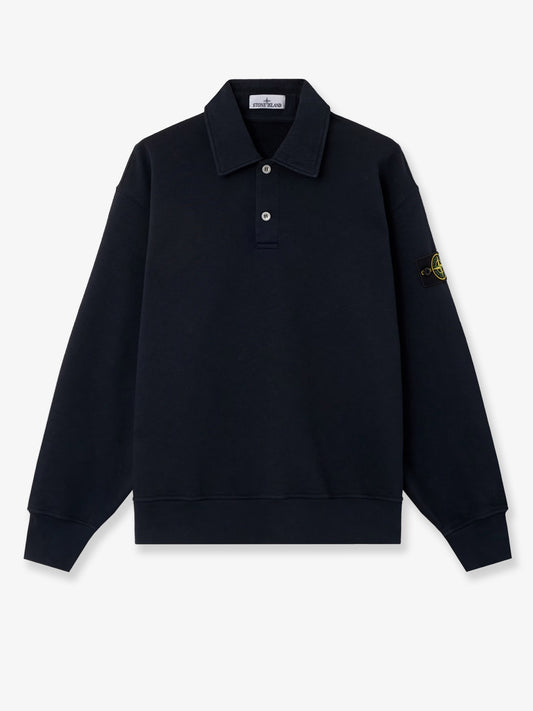 Oversized cotton polo shirt