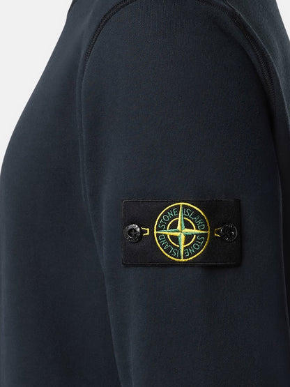 Felpa in cotone con patch logo laterale thumbnail