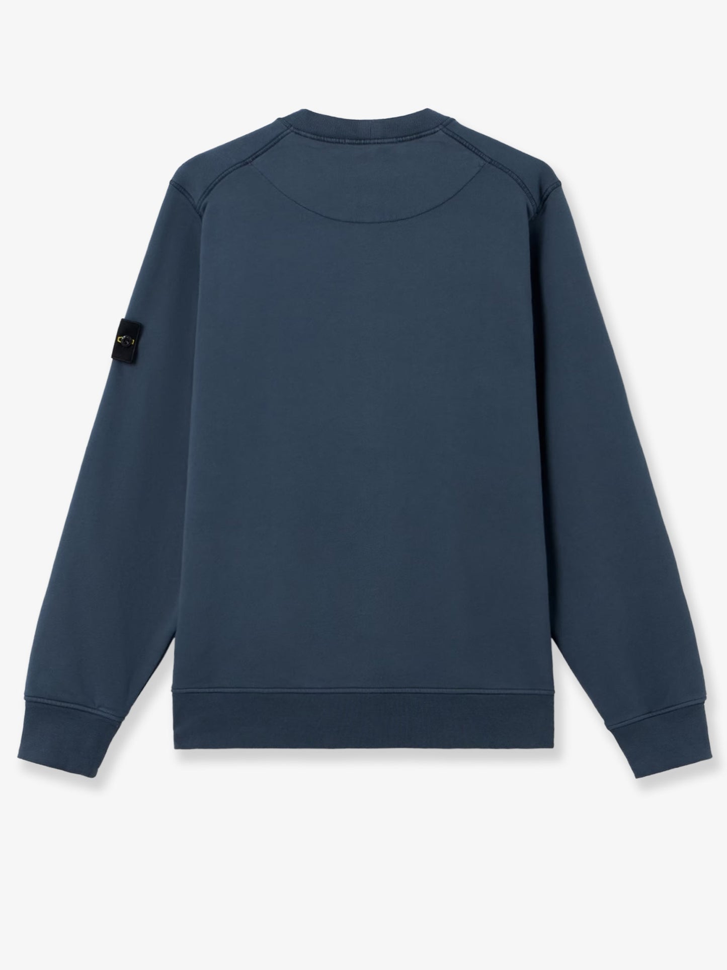Felpa in cotone con patch logo laterale