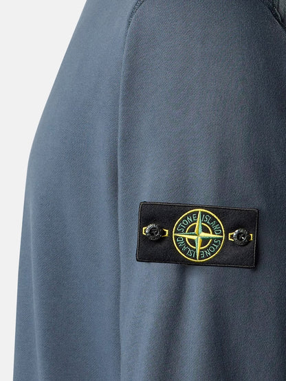 Felpa in cotone con patch logo laterale thumbnail