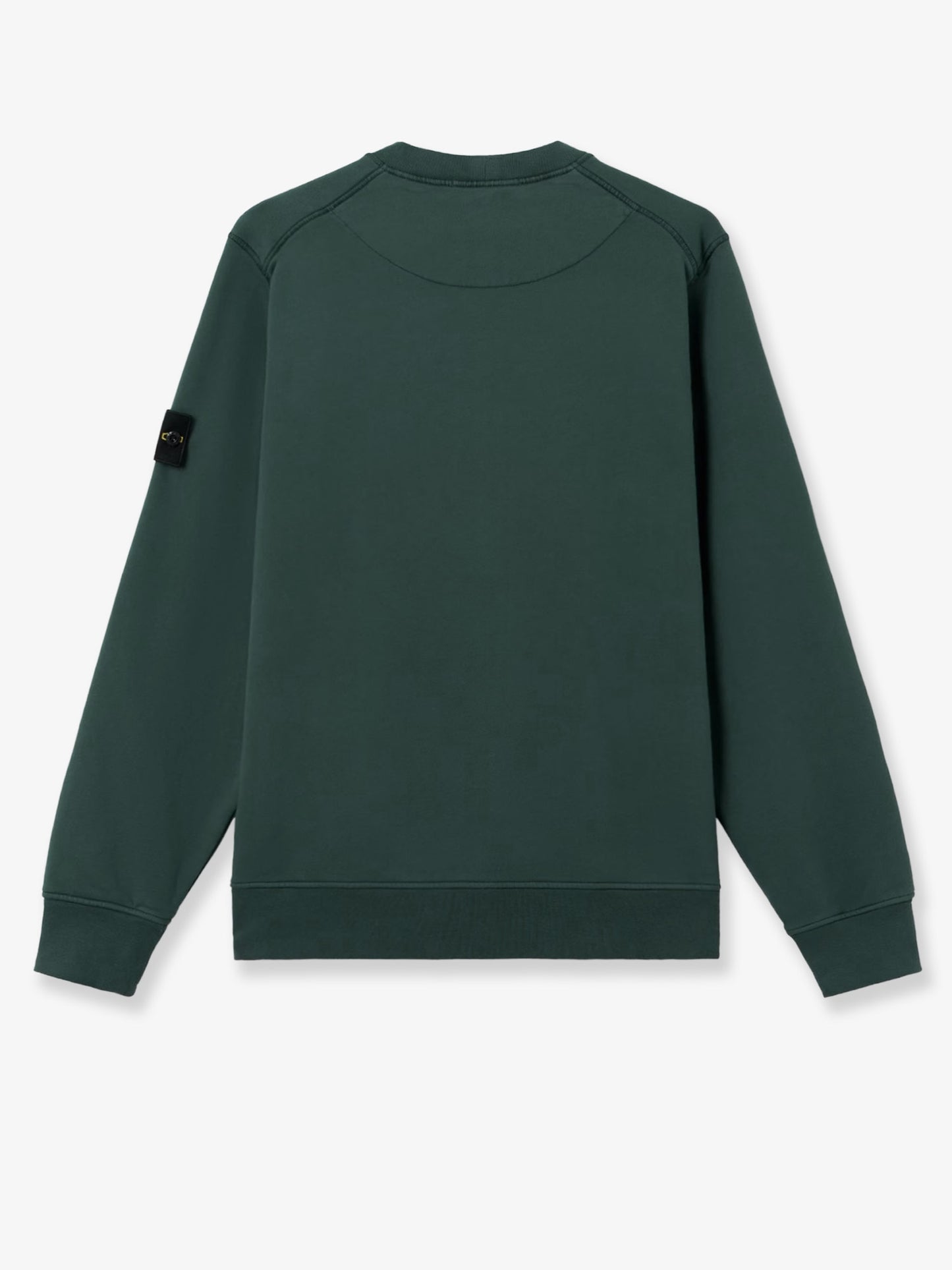 Felpa in cotone con patch logo laterale