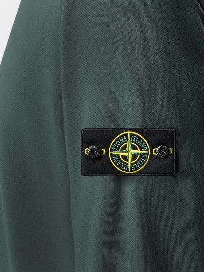 Felpa in cotone con patch logo laterale thumbnail