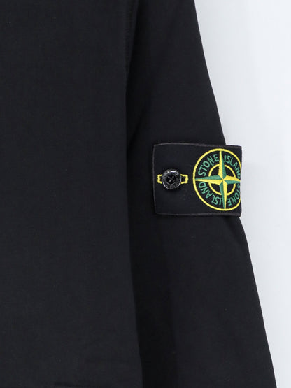 Felpa in cotone con patch logo laterale thumbnail