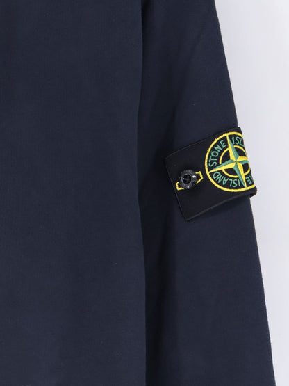 Cotton sweatshirt with side logo patch thumbnail