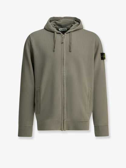 Organic cotton sweatshirt with lateral Logo patch thumbnail