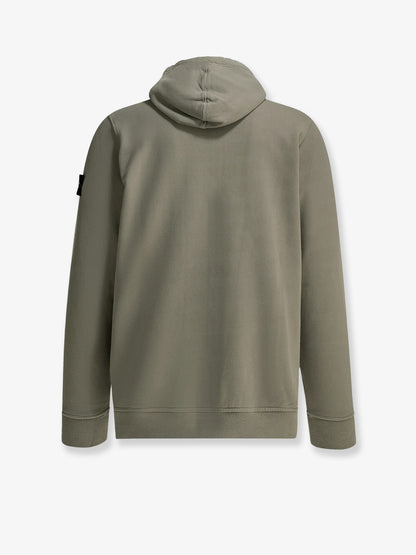 Organic cotton sweatshirt with lateral Logo patch thumbnail