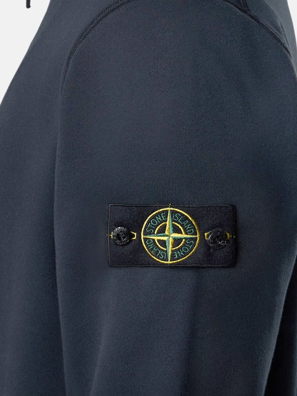 Cotton sweatshirt with side logo patch thumbnail