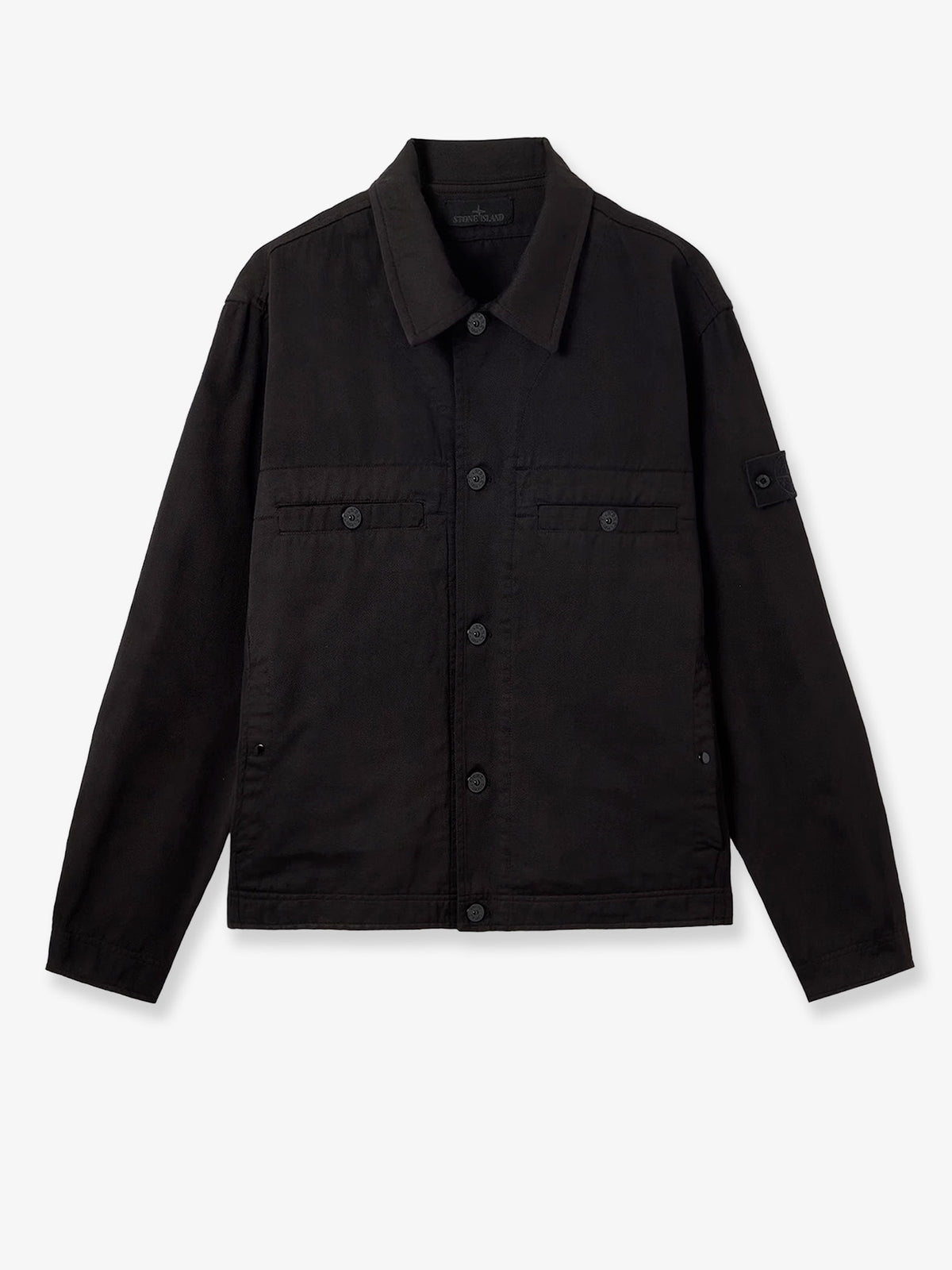 Raw Hand Wool Cotton Gabardine-TC S.I: Ghost wool and cotton blend jacket