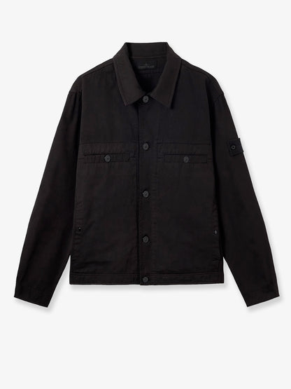 Raw Hand Wool Cotton Gabardine-TC S.I: Ghost wool and cotton blend jacket thumbnail