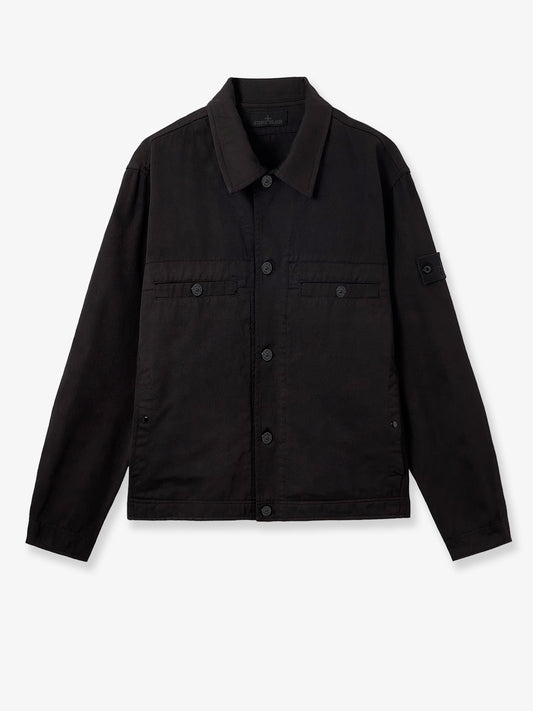 Raw Hand Wool Cotton Gabardine-TC S.I: Ghost wool and cotton blend jacket
