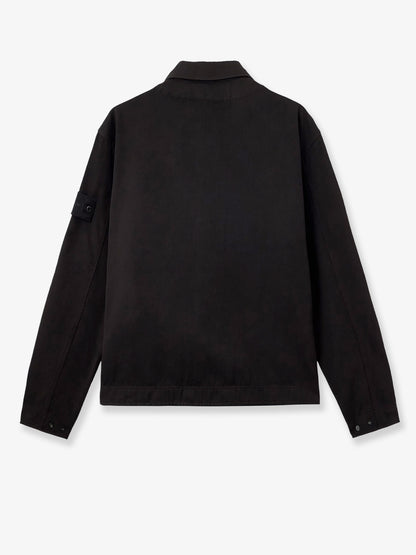 Raw Hand Wool Cotton Gabardine-TC S.I: Ghost wool and cotton blend jacket thumbnail
