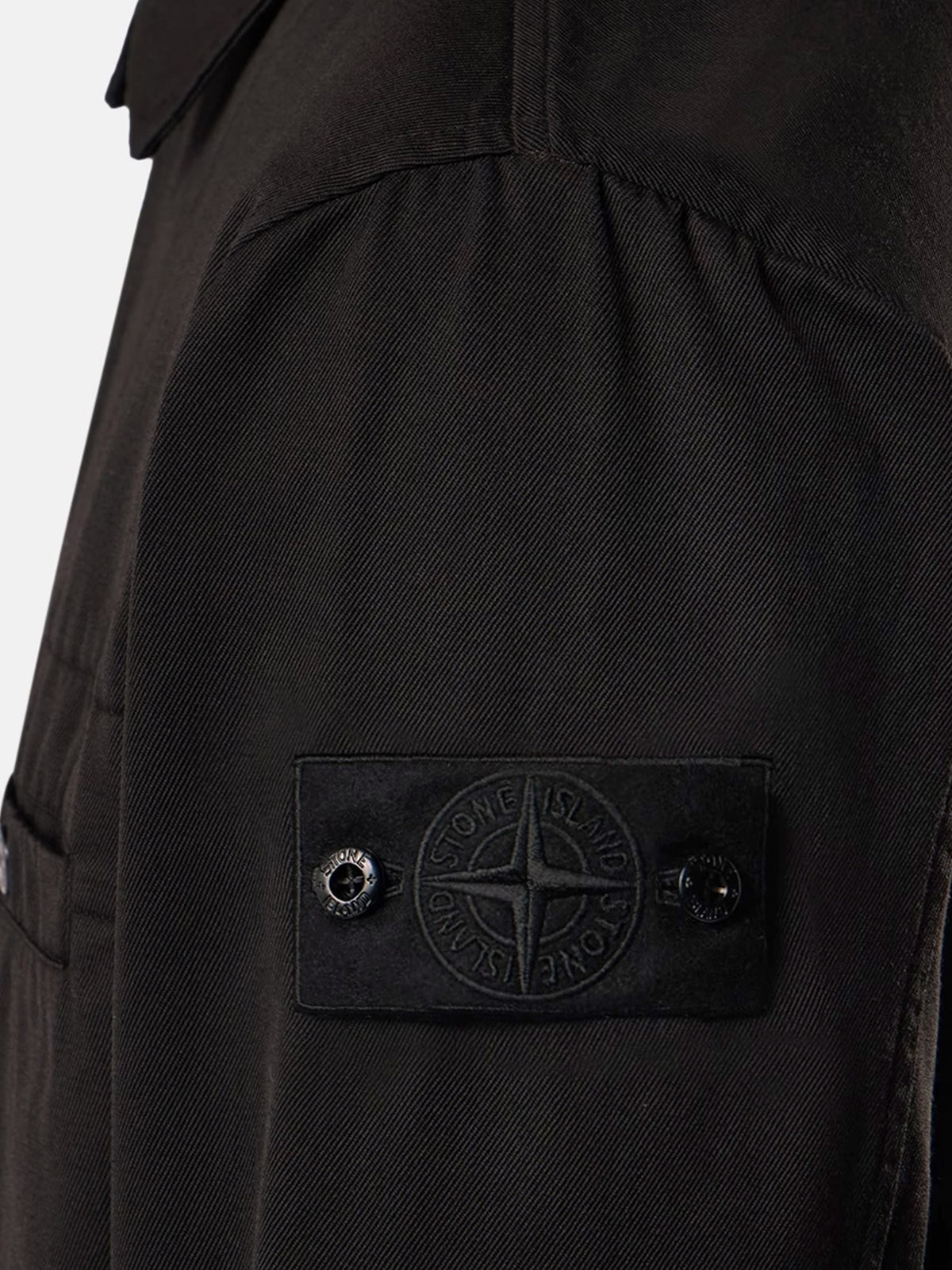 Raw Hand Wool Cotton Gabardine-TC S.I: Ghost wool and cotton blend jacket