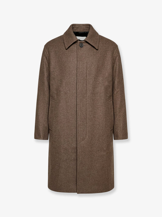 Ady wool blend loden coat