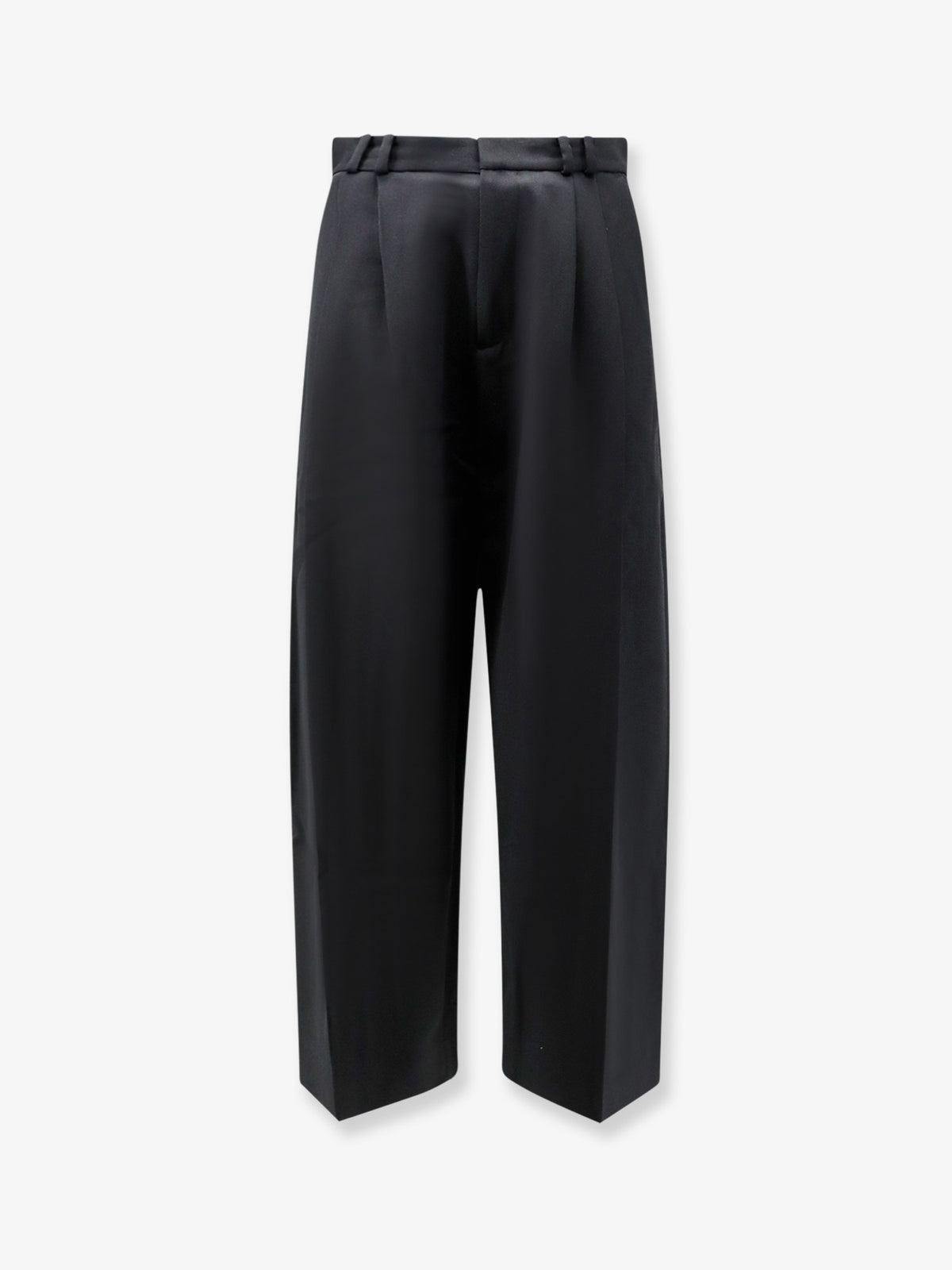 Oversized wool blend pants